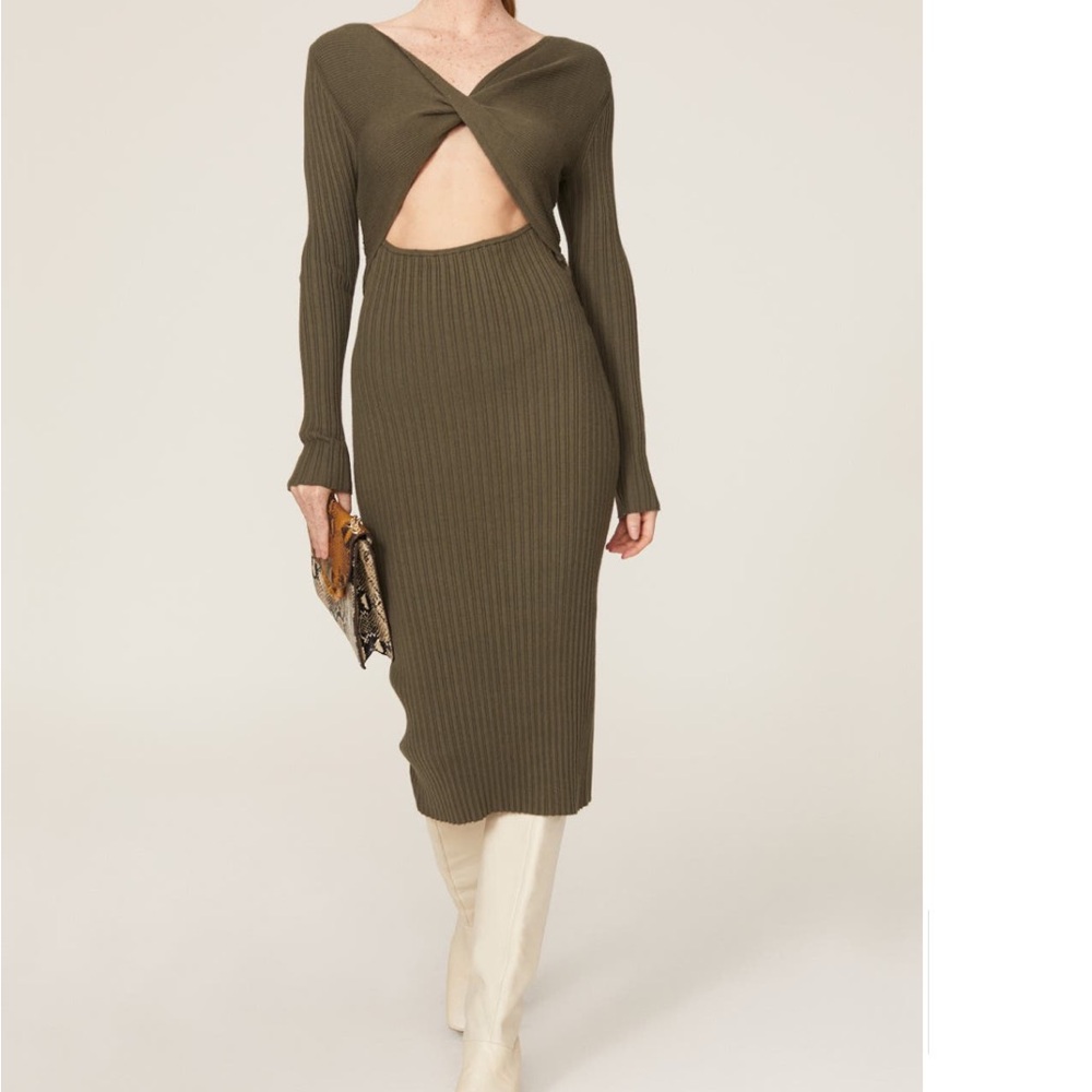 Ramy Brook Pilar Cutout Sweater Dress